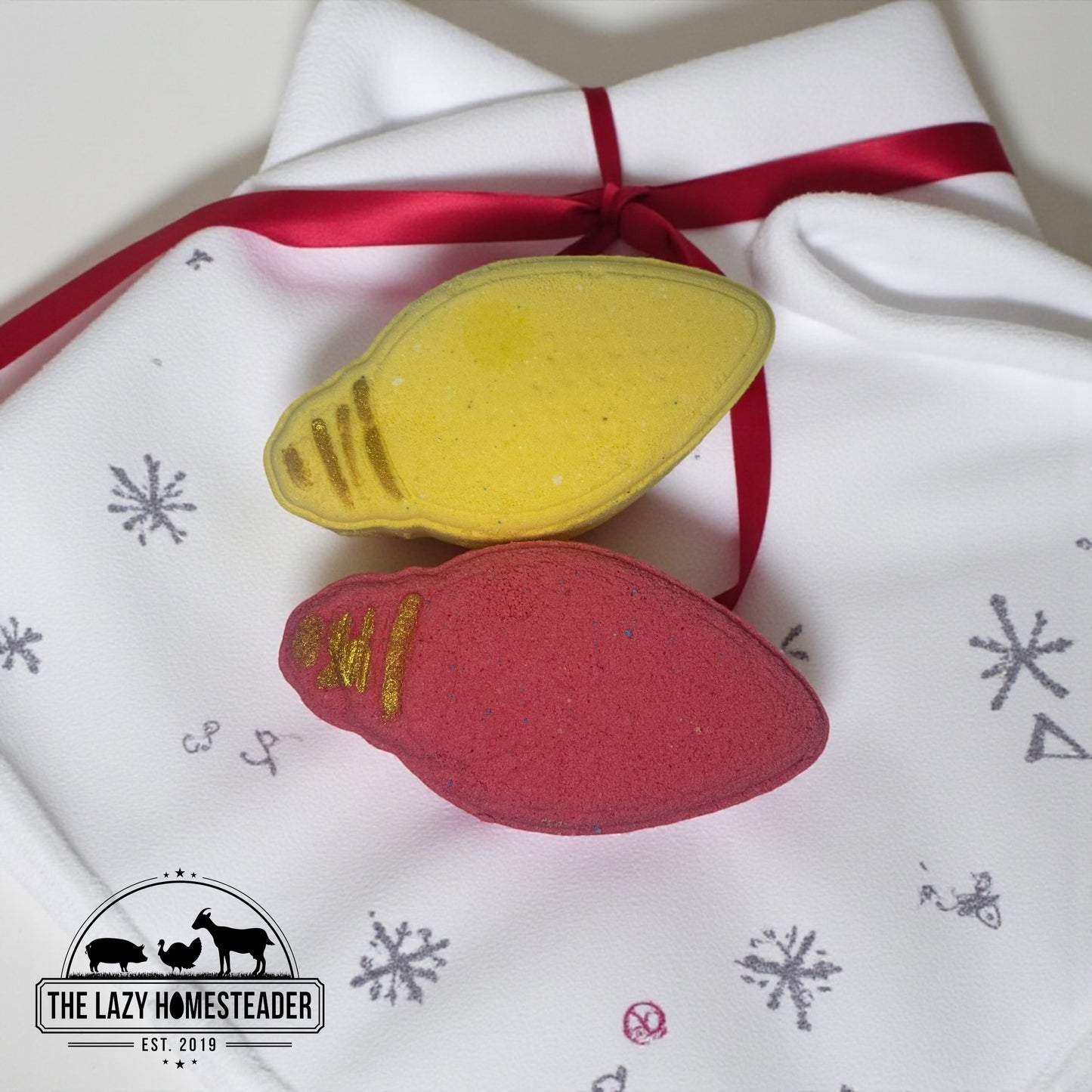 Christmas Light up Bath Bombs