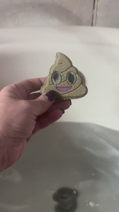 Poop Emoji Bath Bomb